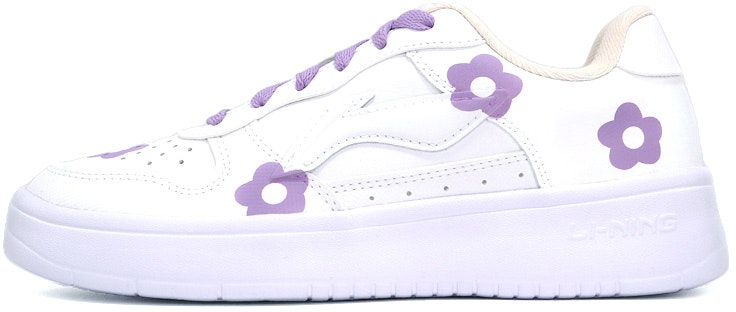 custom-shoes-li-ning-hand-painted-graffiti-floral-white-purple