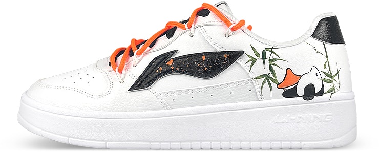 custom-shoes-li-ning-white-black-orange-camo-duck