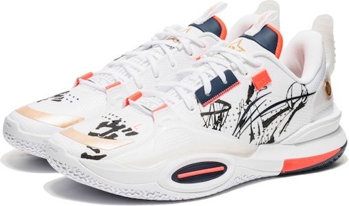 리닝 어시티 10 '블랙 화이트' (커스텀 슈즈) ABAS009-24(TeamB-热血黑白10-BOX) Lookbook 리닝 어시티 10 '블랙 화이트' (커스텀 슈즈) ABAS009-24(TeamB-热血黑白10-BOX)