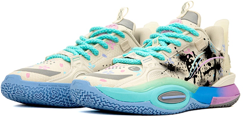 리닝 올시티 10 "벚꽃 그라피티" (커스텀) ABAS009-1(team肆-战斗樱花涂鸦手绘) Lookbook 리닝 올시티 10 "벚꽃 그라피티" (커스텀) ABAS009-1(team肆-战斗樱花涂鸦手绘)