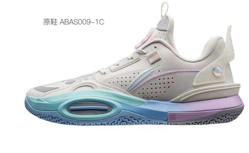 리닝 올시티 10 "벚꽃 그라피티" (커스텀) ABAS009-1(team肆-战斗樱花涂鸦手绘) 1