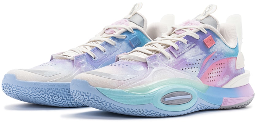 리닝 올시티 10 '솜사탕 구름 그라데이션' (커스텀) ABAS009-1(TeamB-男款彩云渐变蓝紫) Lookbook 리닝 올시티 10 '솜사탕 구름 그라데이션' (커스텀) ABAS009-1(TeamB-男款彩云渐变蓝紫)