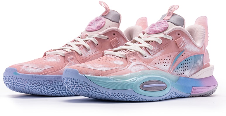 리닝 올시티 10 커스텀 "화이트 핑크 블루 그라데이션" ️ ABAS009-1(TeamB-男款粉色白云蓝粉) Lookbook 리닝 올시티 10 커스텀 "화이트 핑크 블루 그라데이션" ️ ABAS009-1(TeamB-男款粉色白云蓝粉)