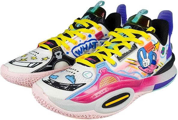 리닝 올시티 10 '썸머 그래피티' (커스텀 슈즈) ABAS019-2(TeamNine-美式涂鸦) Lookbook 리닝 올시티 10 '썸머 그래피티' (커스텀 슈즈) ABAS019-2(TeamNine-美式涂鸦)