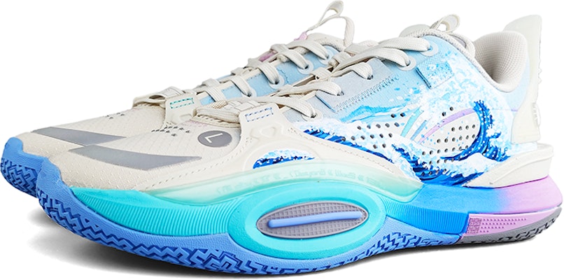 리닝 올시티 10 V1 '솜사탕 웨이브' (커스텀 슈즈) ABAS009-1(Team13-滔天巨浪B) Lookbook 리닝 올시티 10 V1 '솜사탕 웨이브' (커스텀 슈즈) ABAS009-1(Team13-滔天巨浪B)