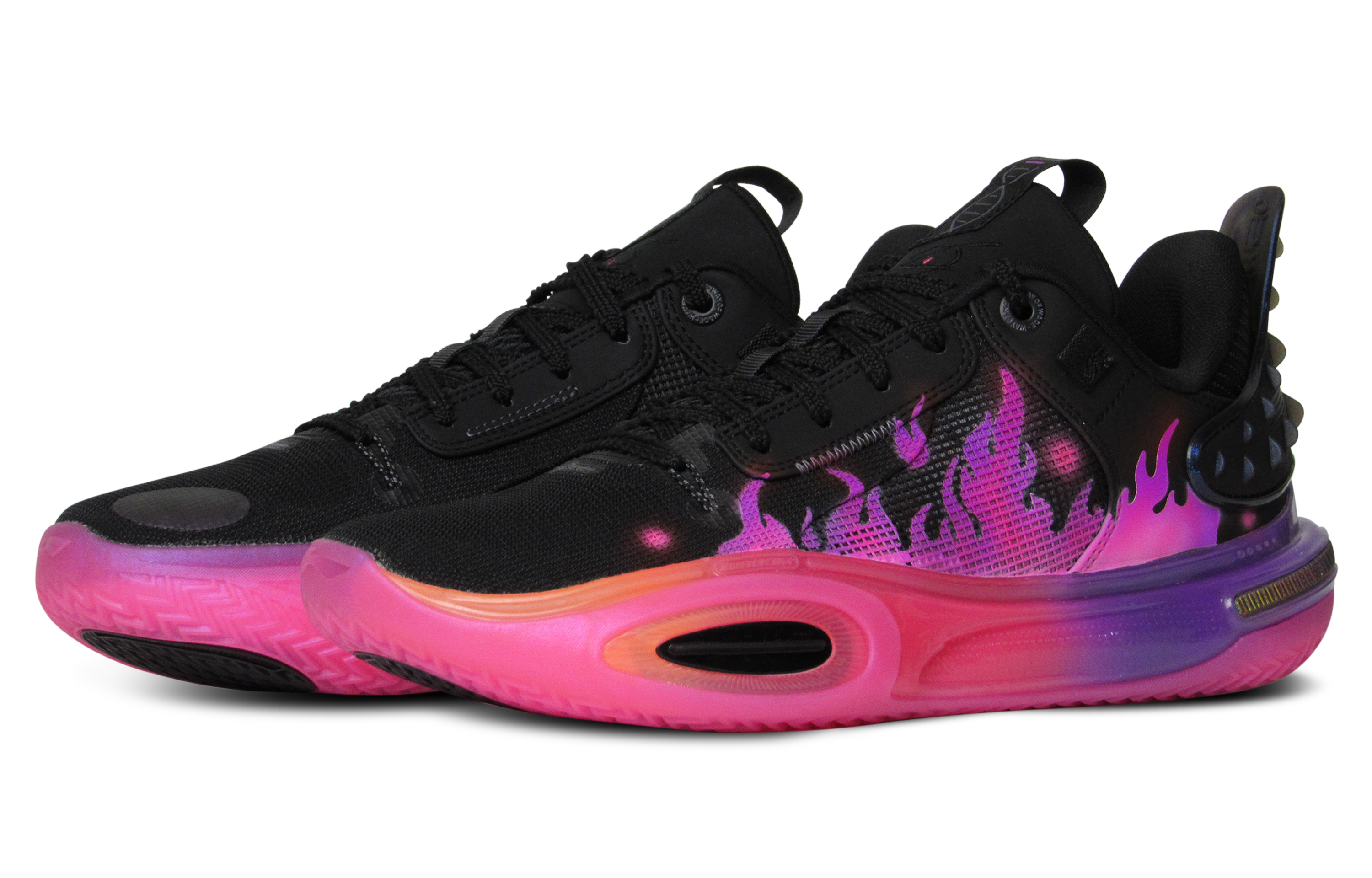 Lookbook 李寧 オールシティ11 「黒紅の夜明け」 (Rīningu Ōrushiti 11 "Kurobeni no Yoake") ABAT005-6(Team65-晨曦火焰)