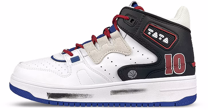 custom-shoes-li-ning-attack-white-blue-black-red