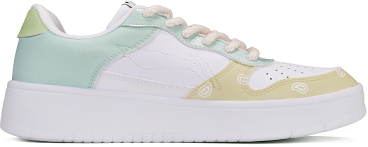 【定制球鞋】 LiNing李寧 腰果花 杏黃 低幫 板鞋 男款 黃綠 Order 【定制球鞋】 LiNing李寧 腰果花 杏黃 低幫 板鞋 男款 黃綠