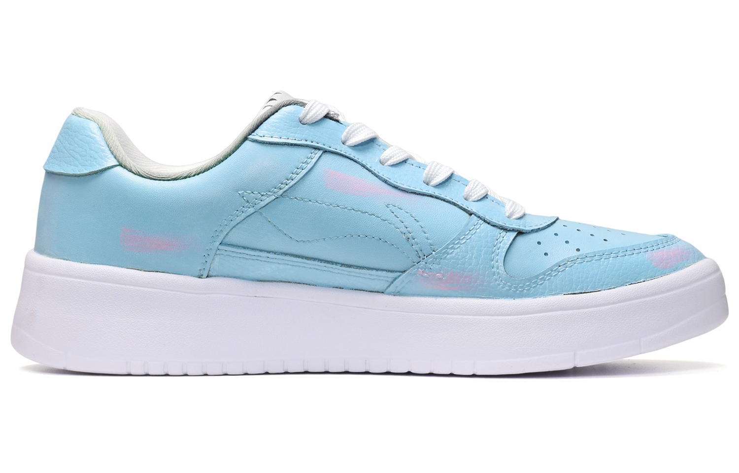 Order [Kasut Custom] Li-Ning Cass Maker 'Biru Merah Jambu' AGCQ455-2(TeamE-男款心电图蓝粉)