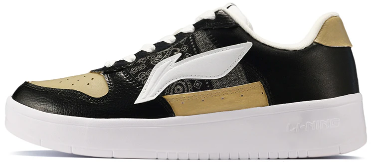 custom-shoes-li-ning-casual-low-black-brown-cashew-flower