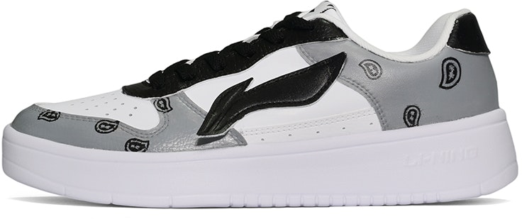 custom-shoes-li-ning-casual-low-cashew-flower-black-grey
