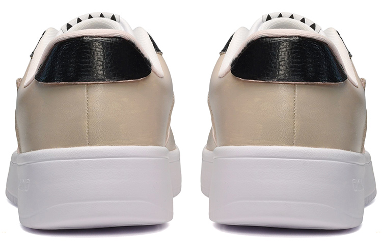 Shop [Zapatillas Personalizadas] Li-Ning Casual Low 'Marrón Crepúsculo Gris' AGCQ455-2(TeamE-男款黄昏黑黄灰)