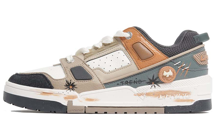 Buy [Kasut Custom] Li-Ning Kasual Rendah 'Graffiti Splash-Ink' AGCR297-4(TeamP-街头涂鸦)