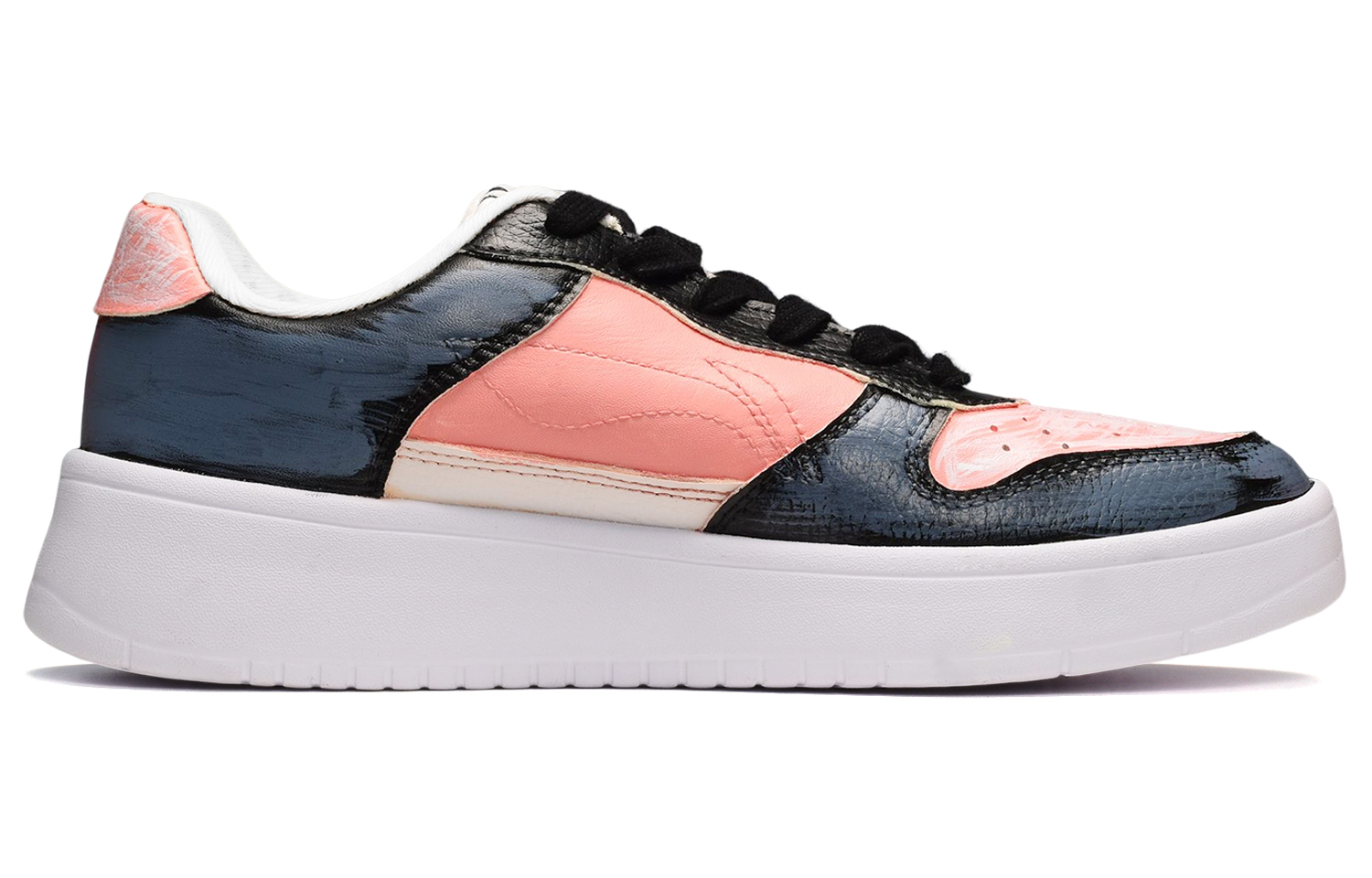 Order [Chaussures Personnalisées] Li-Ning Classique ''Noir Rose Bleu'' AGCQ455-2(TeamE-男款薰衣草黑粉蓝)