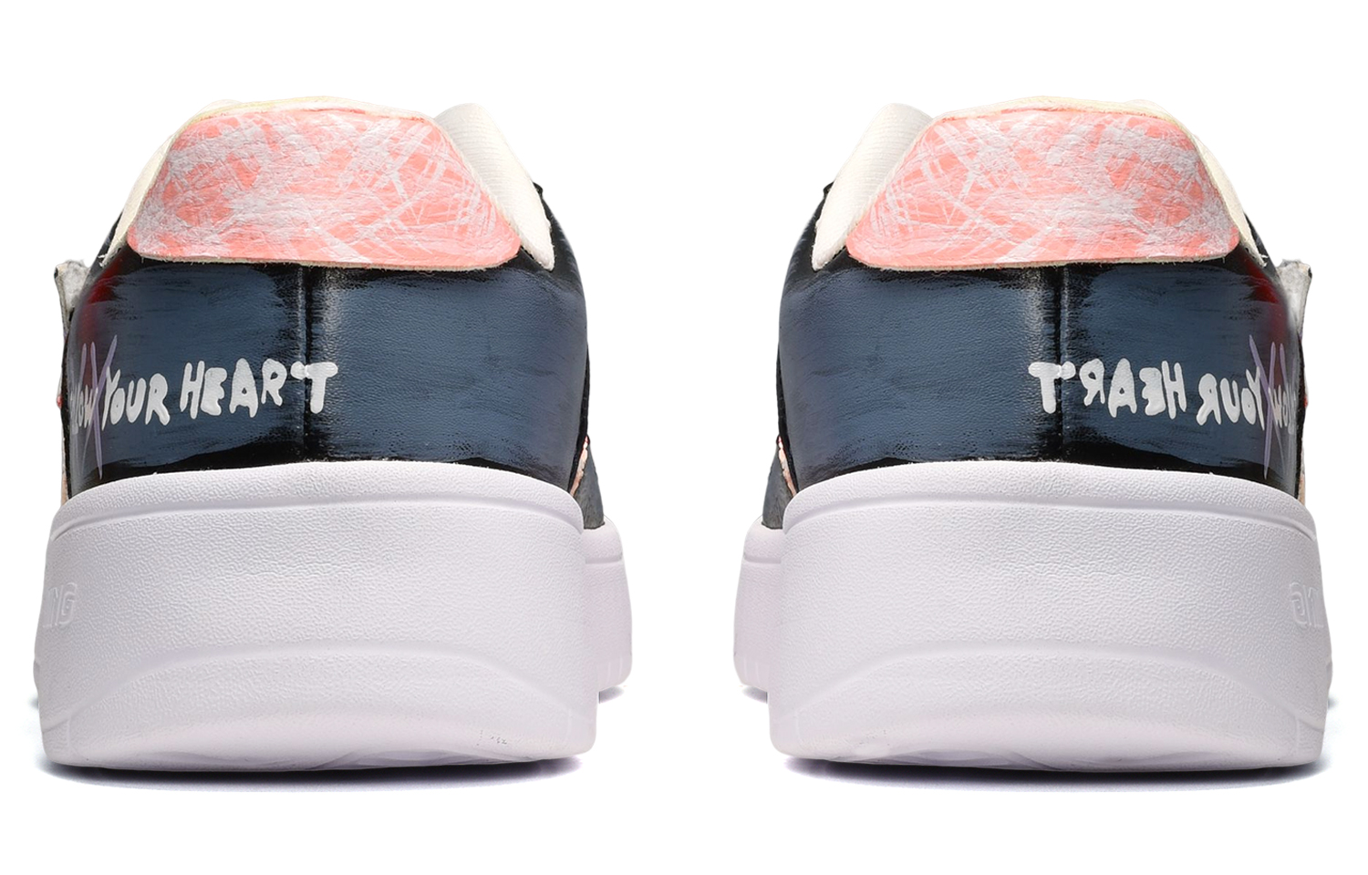 Shop [Chaussures Personnalisées] Li-Ning Classique ''Noir Rose Bleu'' AGCQ455-2(TeamE-男款薰衣草黑粉蓝)