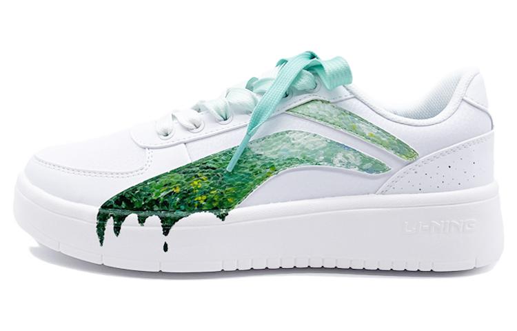 Buy 【カスタムシューズ】李寧クラシック「モネウィートフィールド 白-緑」 AGCP335-7(Team40-男款梵高麦田绿QD)