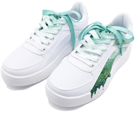 리닝 클래식 '모네 밀밭 화이트-그린' (커스텀 슈즈) AGCP335-7(Team40-男款梵高麦田绿QD) Lookbook 리닝 클래식 '모네 밀밭 화이트-그린' (커스텀 슈즈) AGCP335-7(Team40-男款梵高麦田绿QD)