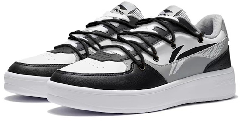 Zapatillas Li-Ning Classic Deconstructed Low 'Negro Blanco Gris' AGCR197-6-(TeamY-男款复古经典黑白灰) Lookbook Zapatillas Li-Ning Classic Deconstructed Low 'Negro Blanco Gris' AGCR197-6-(TeamY-男款复古经典黑白灰)