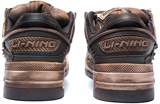 【定制球鞋】 LiNing李寧 復古氧化 麻布鉚釘 舒適經典 休閒 低筒 板鞋 男款 棕色 Purchase 【定制球鞋】 LiNing李寧 復古氧化 麻布鉚釘 舒適經典 休閒 低筒 板鞋 男款 棕色