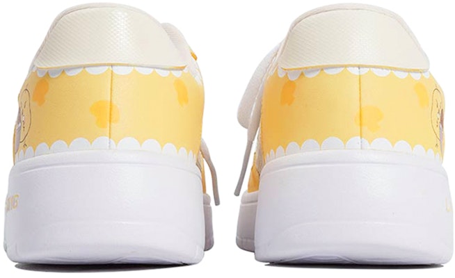 【定製球鞋】LiNing李寧 主題 小雞燉蘑菇 經典 休閒 低幫 板鞋 男款 白黃色 Shop 【定製球鞋】LiNing李寧 主題 小雞燉蘑菇 經典 休閒 低幫 板鞋 男款 白黃色