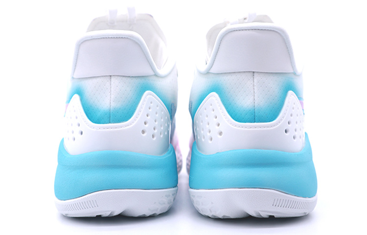 Purchase 【定制球鞋】 LiNing李寧 Combat Low 織物 減震防滑耐磨透氣包裹性支撐 低幫 籃球鞋 男款 藍白粉