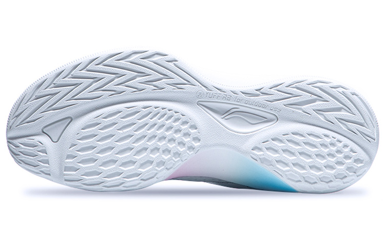 Details for 【定制球鞋】 LiNing李寧 Combat Low 織物 減震防滑耐磨透氣包裹性支撐 低幫 籃球鞋 男款 藍白粉