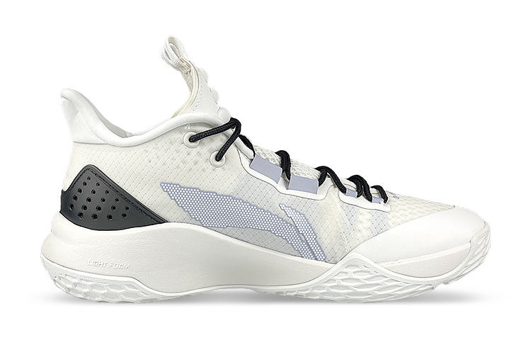 Order [Sepatu Kustom] Li-Ning Combat Rendah 'Dunk Duck Putih Hitam Merah' ABPR027-2(Team叁-男款灌篮鸭2.0)