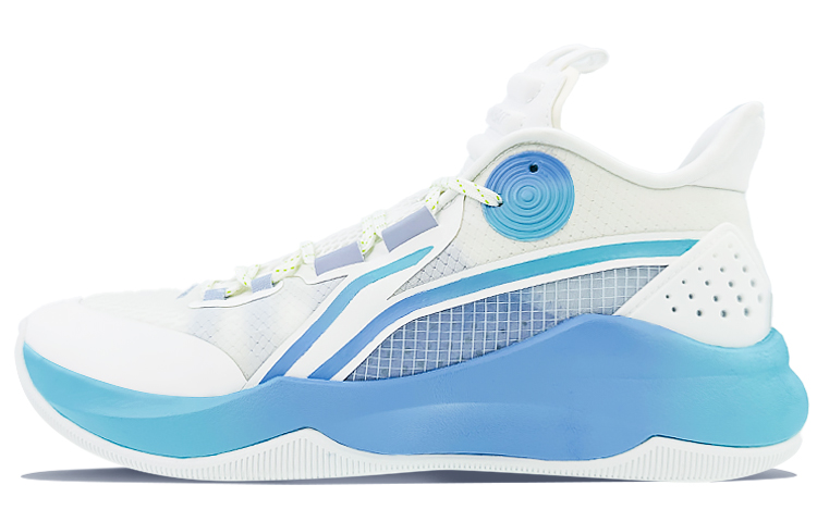 [Custom Shoes] Li-Ning Combat Low 'Macaron Gradient Blue-White'