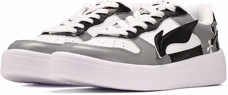 리닝 크로스 커스텀 흰/회/검 (Li-Ning Cross Custom 흰/회/검) AGCQ455-2(TeamE-男款十字架皮贴白灰黑) Lookbook 리닝 크로스 커스텀 흰/회/검 (Li-Ning Cross Custom 흰/회/검) AGCQ455-2(TeamE-男款十字架皮贴白灰黑)