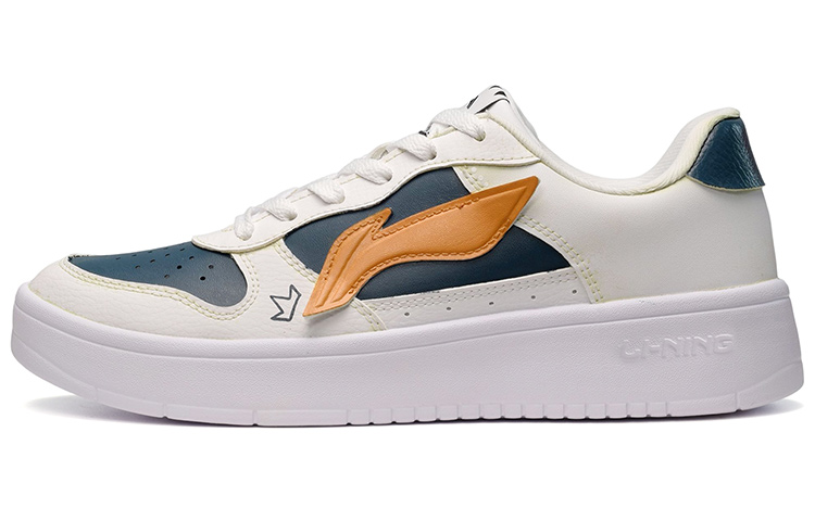[Custom Shoes] Li-Ning Crown Low 'White Blue Orange'