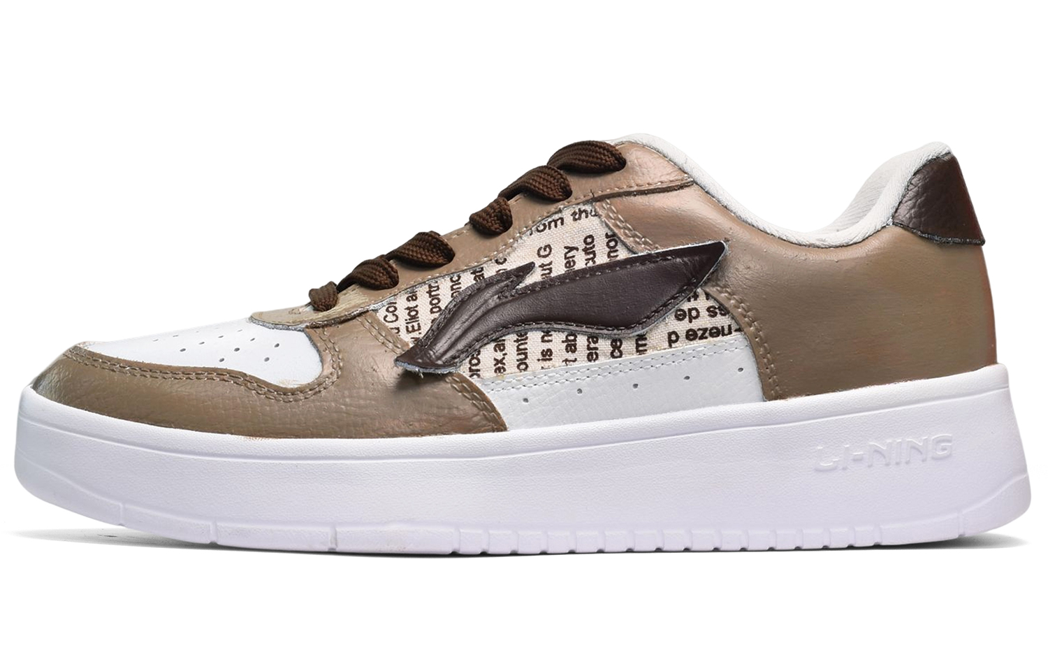 [Custom Shoes] Li-Ning CUS DESIGN Low 'White Brown'