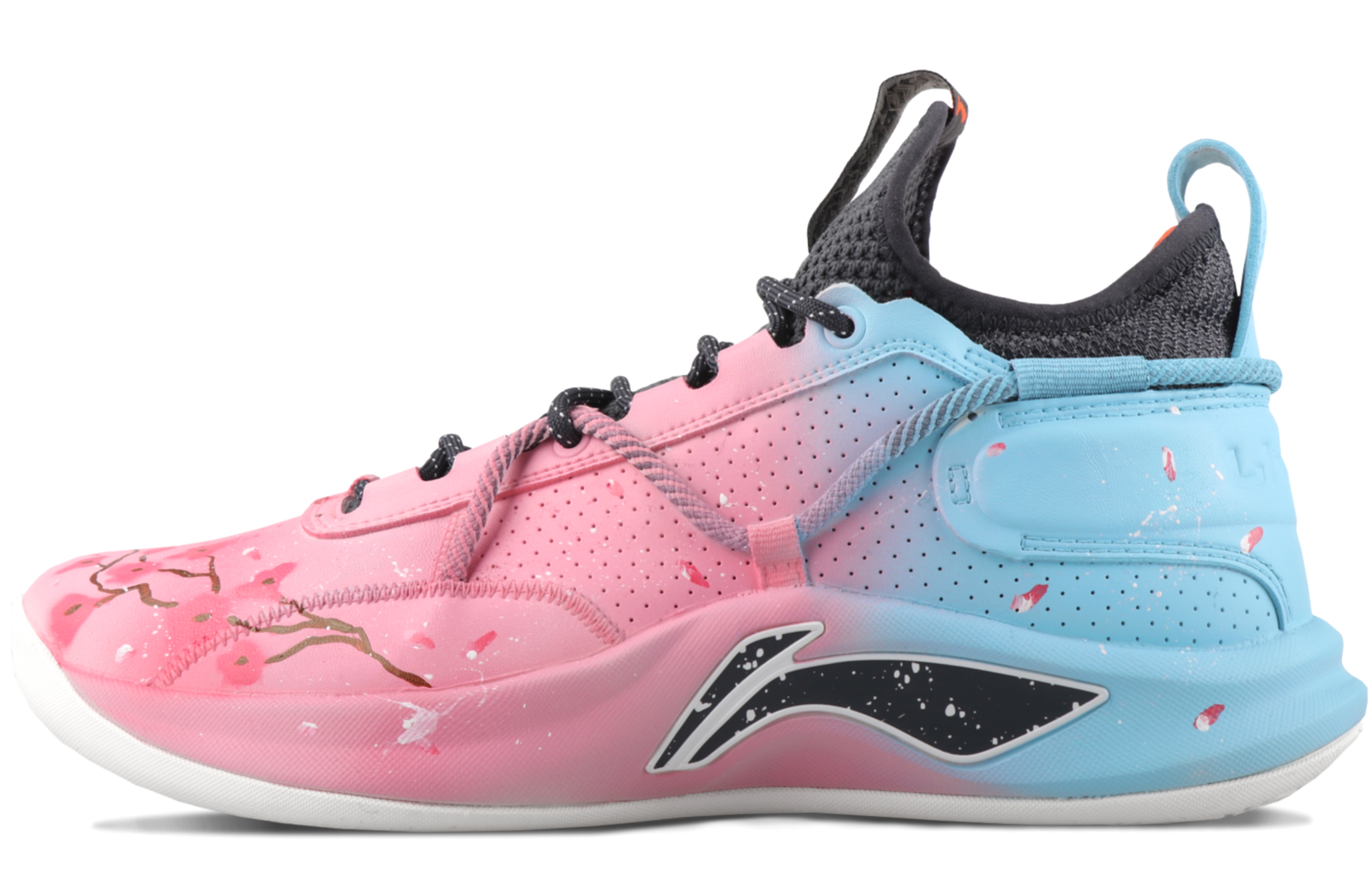 Buy [Sepatu Kustom] Li-Ning Kustom 'Sakura Gradasi Pink-Biru' ABPQ047-3(TeamSix-男款-樱花)