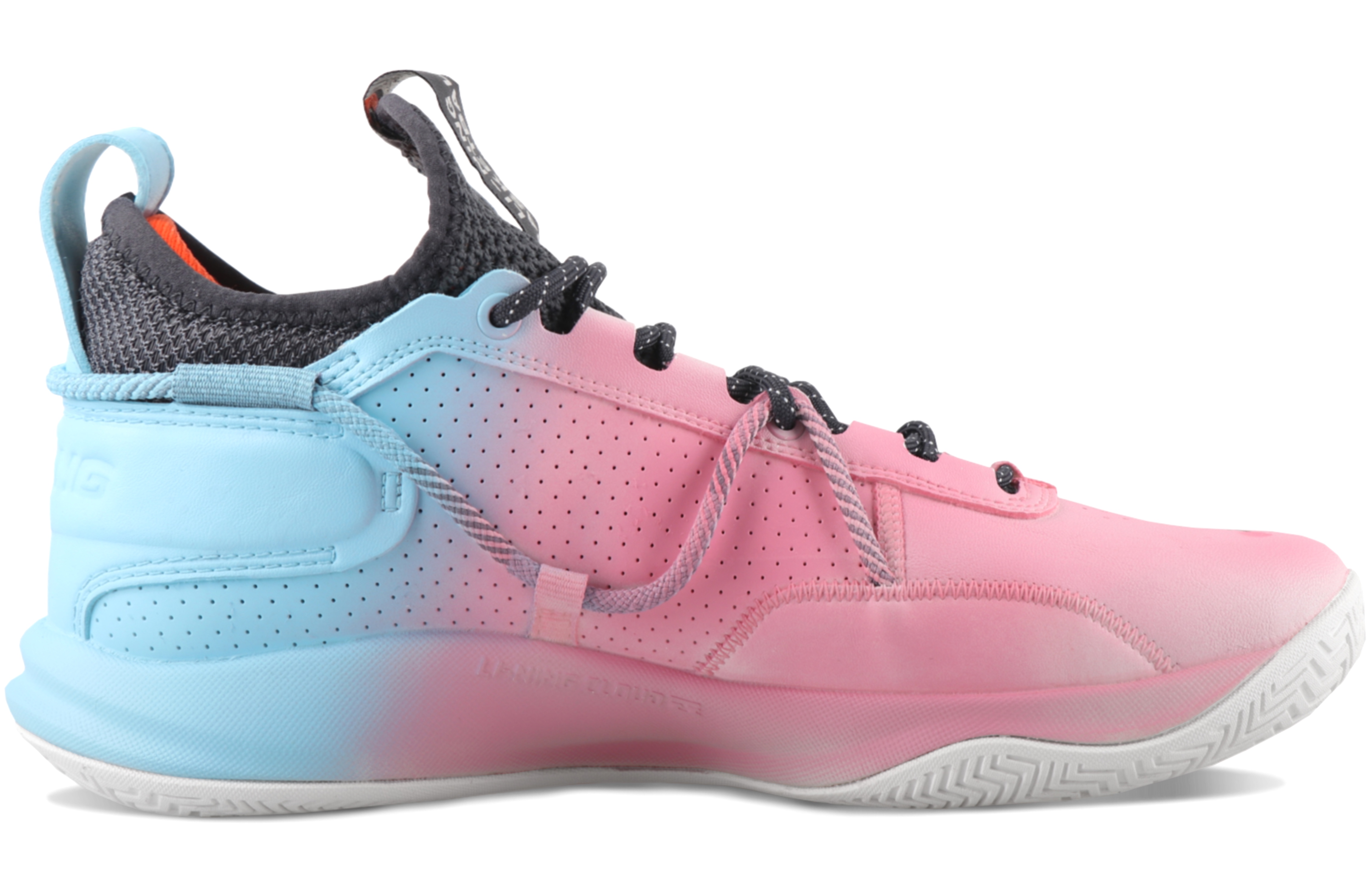 Order [Sepatu Kustom] Li-Ning Kustom 'Sakura Gradasi Pink-Biru' ABPQ047-3(TeamSix-男款-樱花)