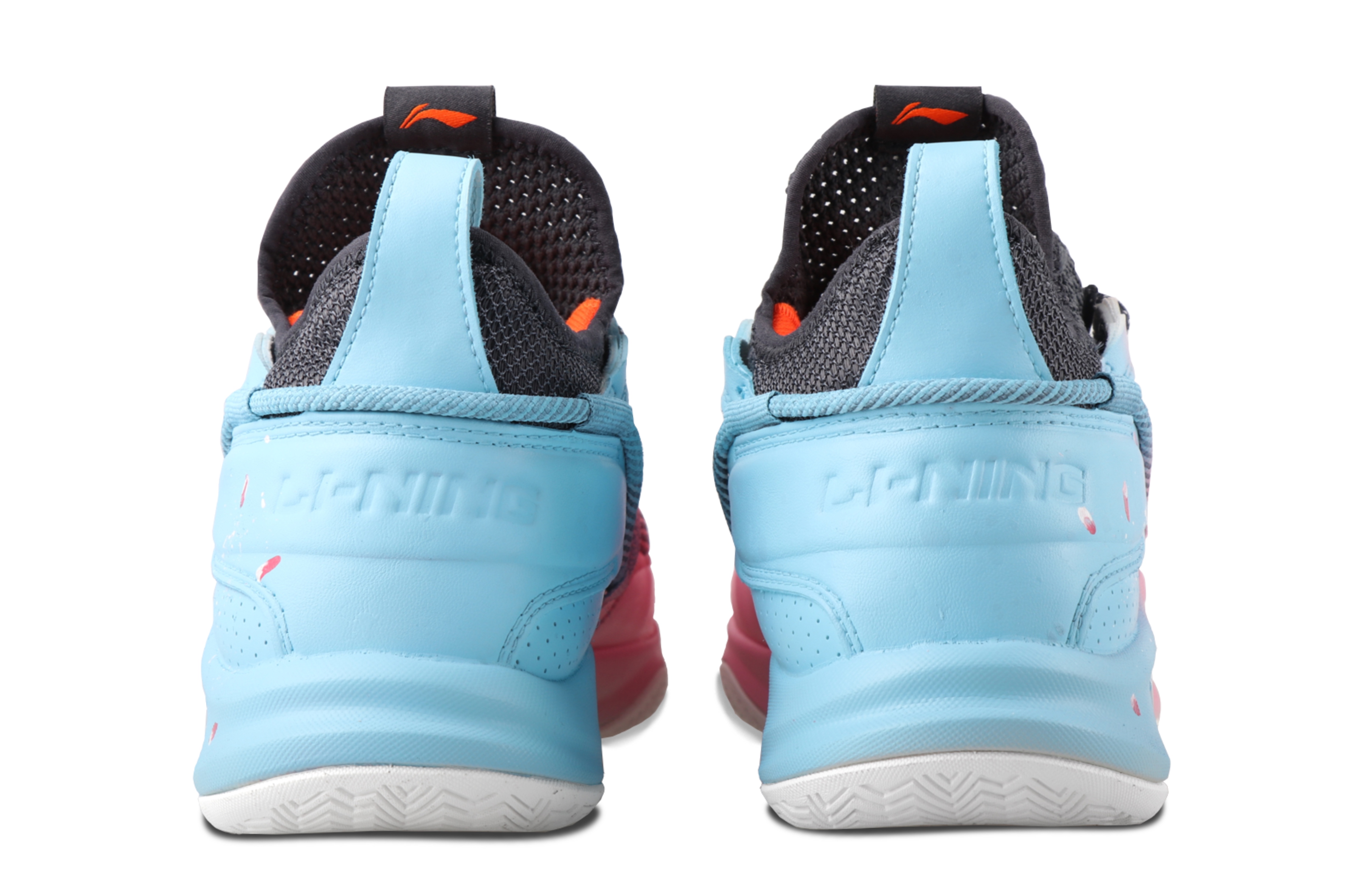 Shop [Sepatu Kustom] Li-Ning Kustom 'Sakura Gradasi Pink-Biru' ABPQ047-3(TeamSix-男款-樱花)