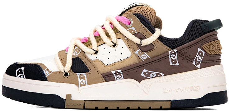 custom-shoes-li-ning-deconstructed-dollar-bill-black-white-brown