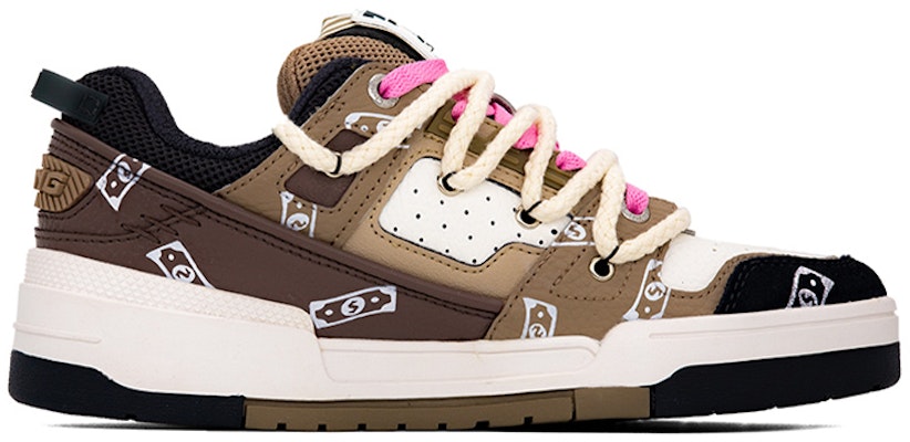 【定制鞋款】李宁解构「美元钞票 - 黑白棕」 AGCR297-4(Team肆-男款黑白棕钞票解构喷绘) Order 【定制鞋款】李宁解构「美元钞票 - 黑白棕」 AGCR297-4(Team肆-男款黑白棕钞票解构喷绘)