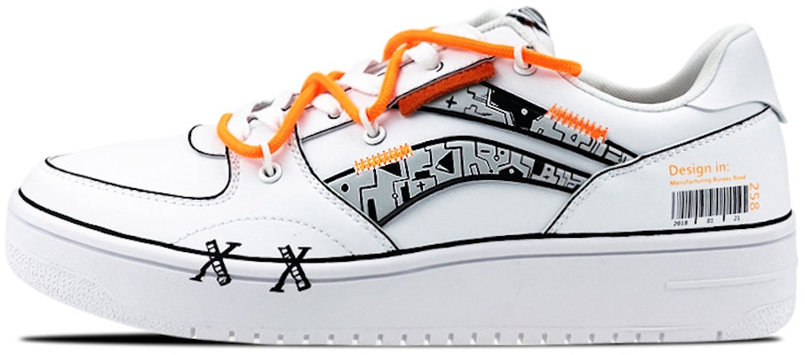 Zapatillas Li-Ning Retro Low Desconstruidas 'Blanco Naranja Graffiti' AGCN357-1(Team叁-男款复古白橙解构) Buy Zapatillas Li-Ning Retro Low Desconstruidas 'Blanco Naranja Graffiti' AGCN357-1(Team叁-男款复古白橙解构)