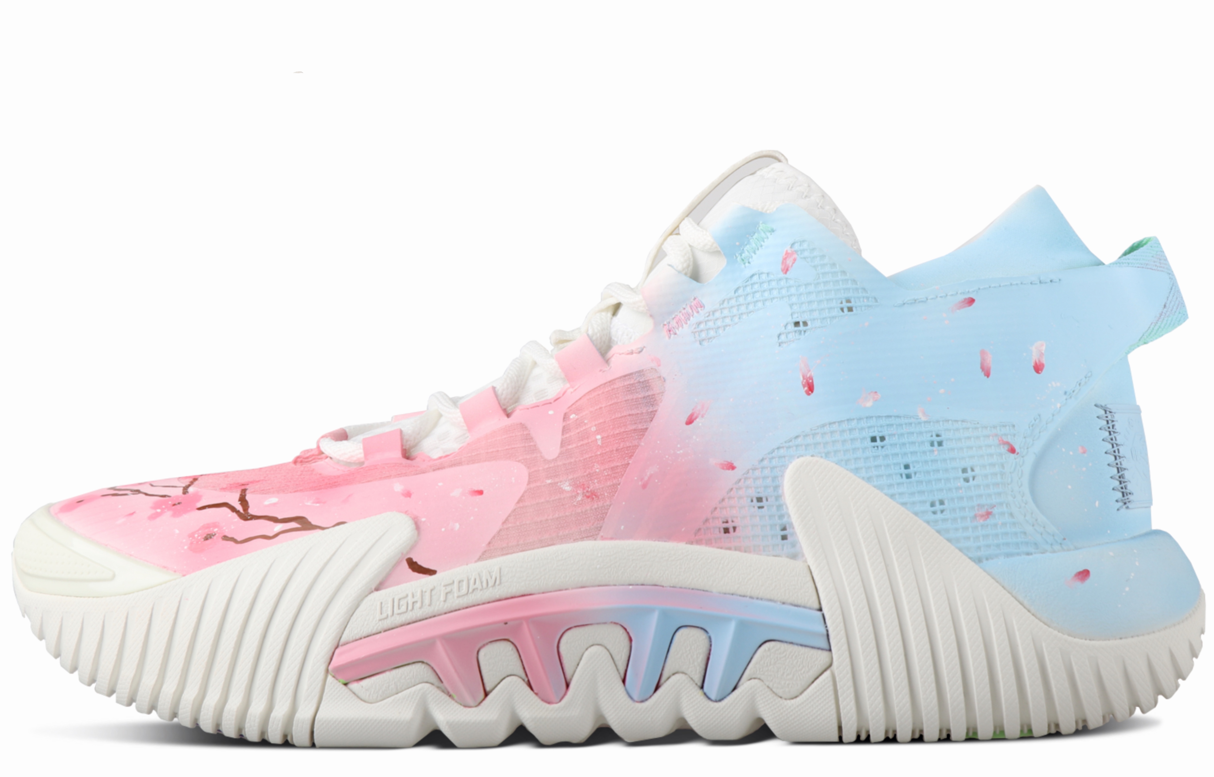 Buy [Kasut Custom] Li-Ning Fengwu 2 'Sakura Gradient' ABFS003-10(TeamSix-男款-樱花)