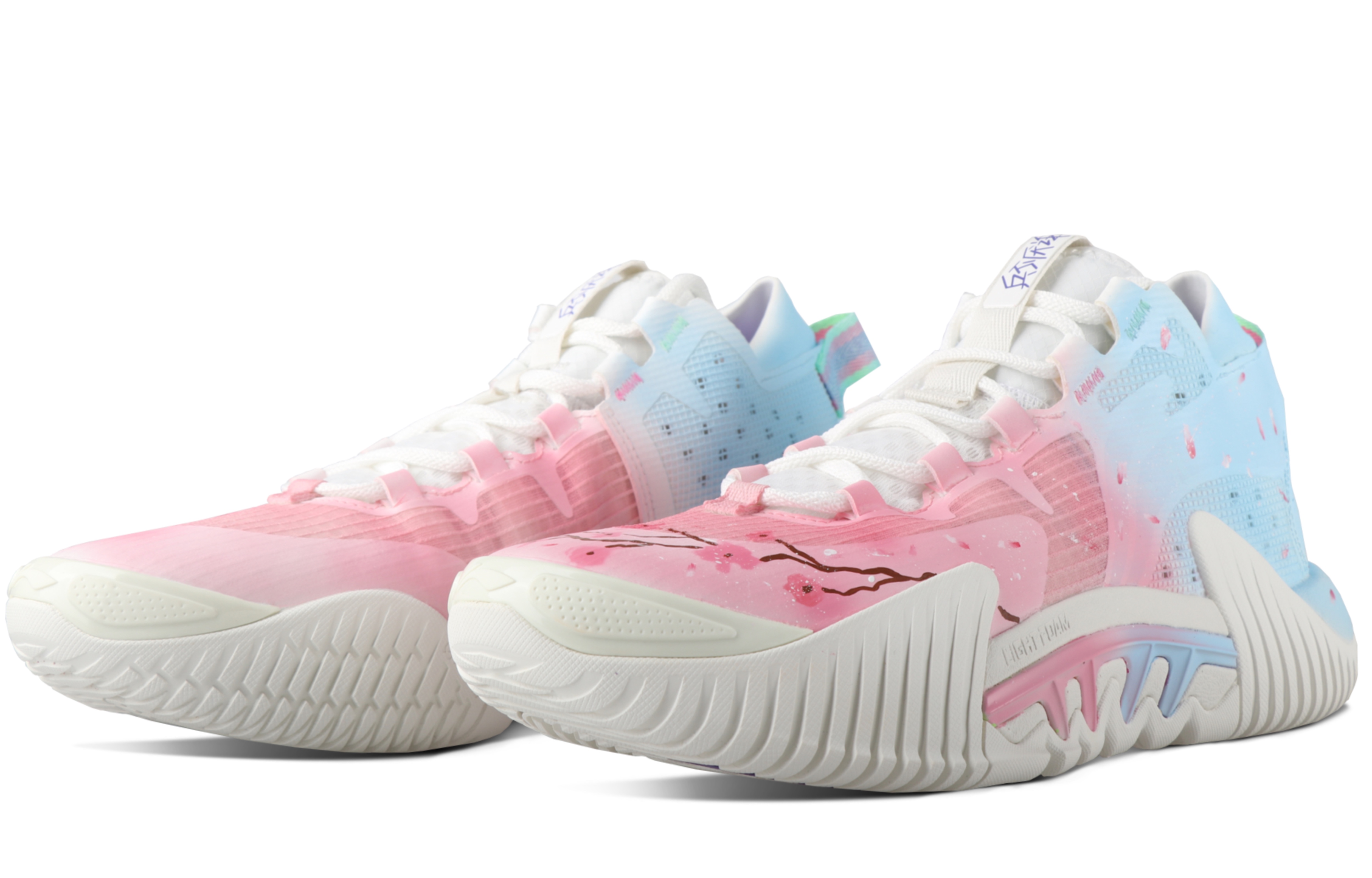 Lookbook [Kasut Custom] Li-Ning Fengwu 2 'Sakura Gradient' ABFS003-10(TeamSix-男款-樱花)