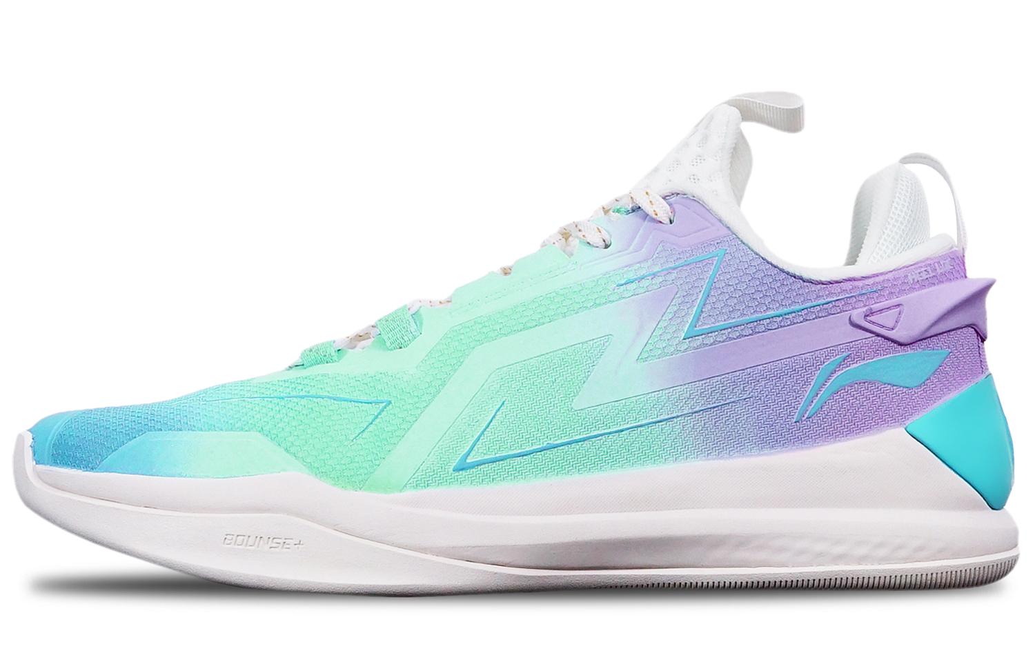 Order [定制鞋款] 李宁 闪击2.0 '马卡龙渐变蓝紫白' ABAS099-4(TeamT-闪能蓝紫渐变S-BOX)