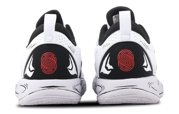 Shop [定制鞋] 李宁闪击8 '黑白轮廓' ABPS003-1(TeamSix-男款中式二次元主题)