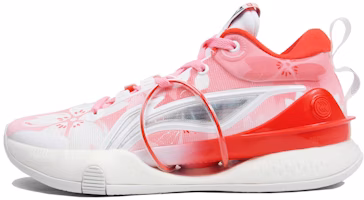 【定制球鞋】LiNing李寧 閃擊8 Premium 潮男節 浪漫櫻花 漸變噴繪 國潮實戰籃球鞋 男款 粉白 Buy 【定制球鞋】LiNing李寧 閃擊8 Premium 潮男節 浪漫櫻花 漸變噴繪 國潮實戰籃球鞋 男款 粉白