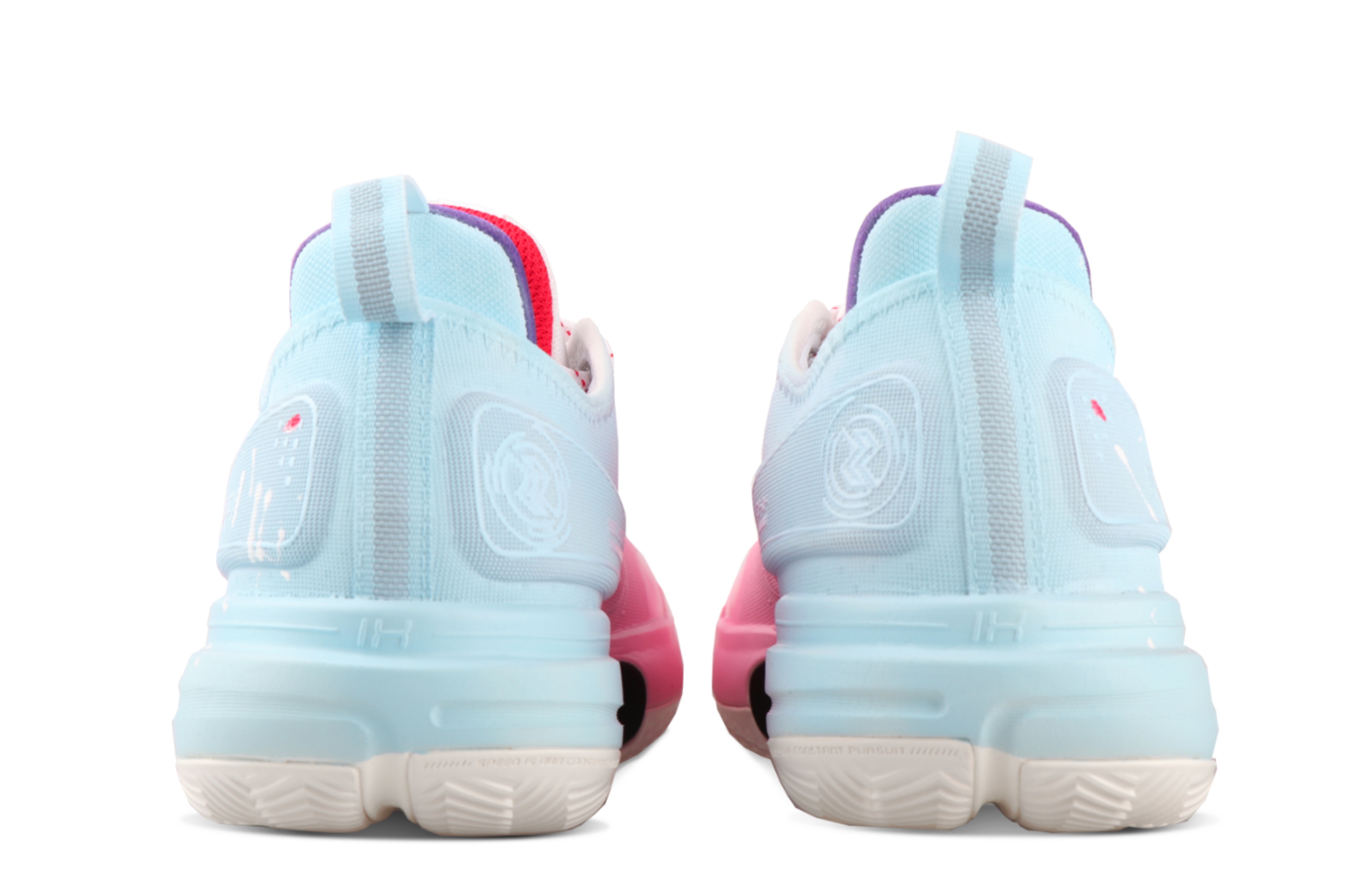 Shop [Zapatillas Personalizadas] Li-Ning Flash 9 Premium 'Degradado Azul-Rosa' ABAS071-2(TeamSix-男款-樱花)