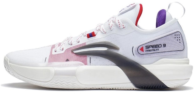 【訂製球鞋】LiNing李寧 閃擊9 Premium 國潮風 漸變 實戰防滑 耐磨透氣 防側翻 低筒 籃球鞋 男款 藍粉 Details for 【訂製球鞋】LiNing李寧 閃擊9 Premium 國潮風 漸變 實戰防滑 耐磨透氣 防側翻 低筒 籃球鞋 男款 藍粉