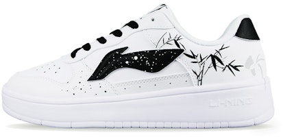 【定製球鞋】LiNing李寧 四君子竹 節節高升 國風 潑墨 耐磨通風 低筒 板鞋 男款 白黑 Buy 【定製球鞋】LiNing李寧 四君子竹 節節高升 國風 潑墨 耐磨通風 低筒 板鞋 男款 白黑