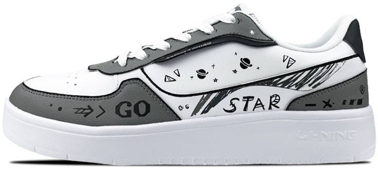 custom-shoes-li-ning-function-retro-tech-low-white-grey-graffiti-galaxy