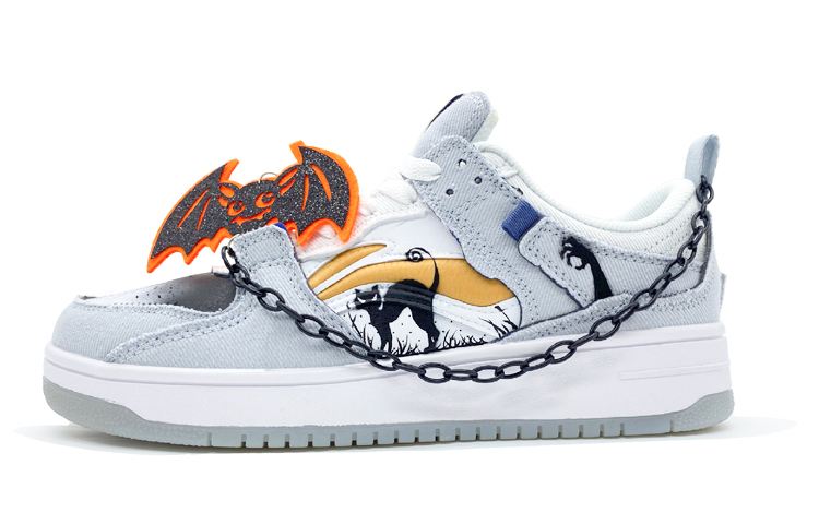 [Custom Shoes] Li-Ning Lining Pro Low 'Halloween Ghost Claw Bat Cat Graffiti'