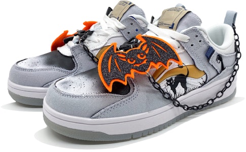 【定制球鞋】LiNing李寧 迷層Pro 萬聖節 鬼爪 蝙蝠 貓塗鴉 低幫 板鞋 男女同款 黑白灰 Lookbook 【定制球鞋】LiNing李寧 迷層Pro 萬聖節 鬼爪 蝙蝠 貓塗鴉 低幫 板鞋 男女同款 黑白灰