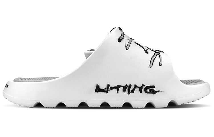 Order [Kasut Custom] Li-Ning LNBB Slide 'Cthulhu vs Venom' ABTR005-1(TeamY-男款旧日支配者黑红)