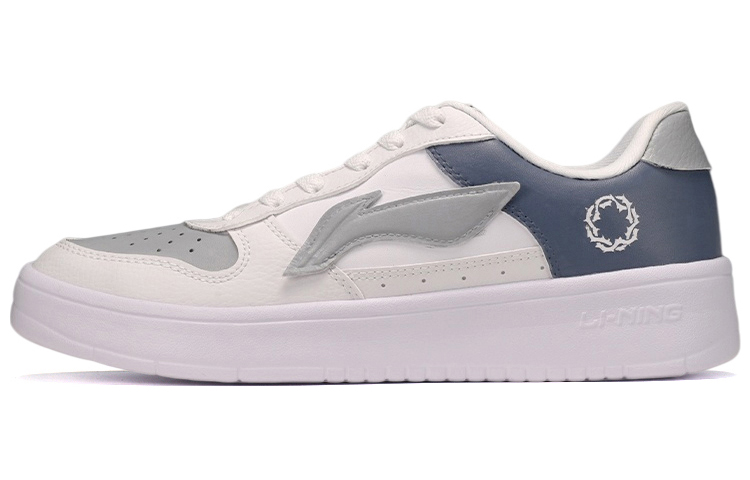 [Custom Shoes] Li-Ning Low-Top 'Thorn Pattern Color-Block Grey Blue'